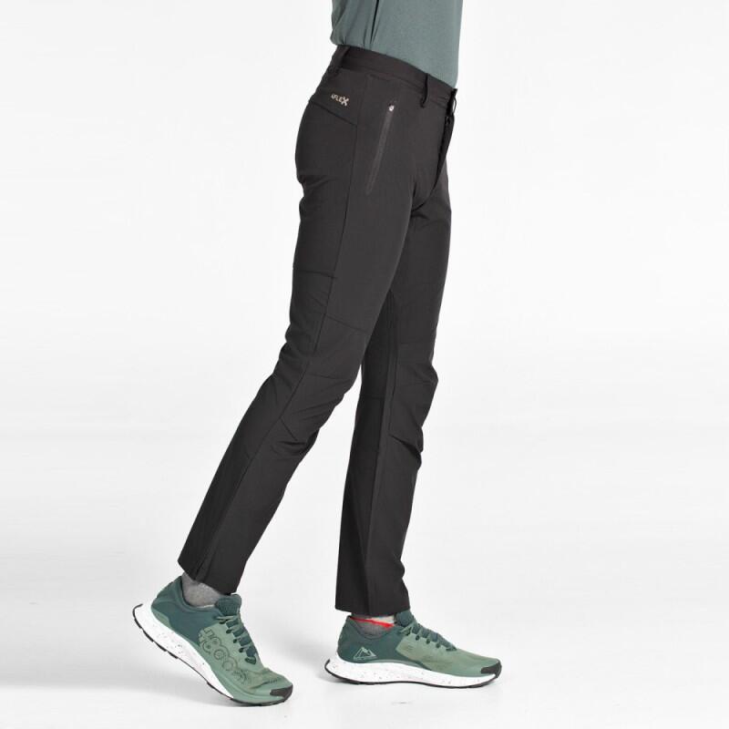 Pantalón - Multiactividad - Hombre - Slim fit, stretch 4 way - Yostin - Negro 3/4