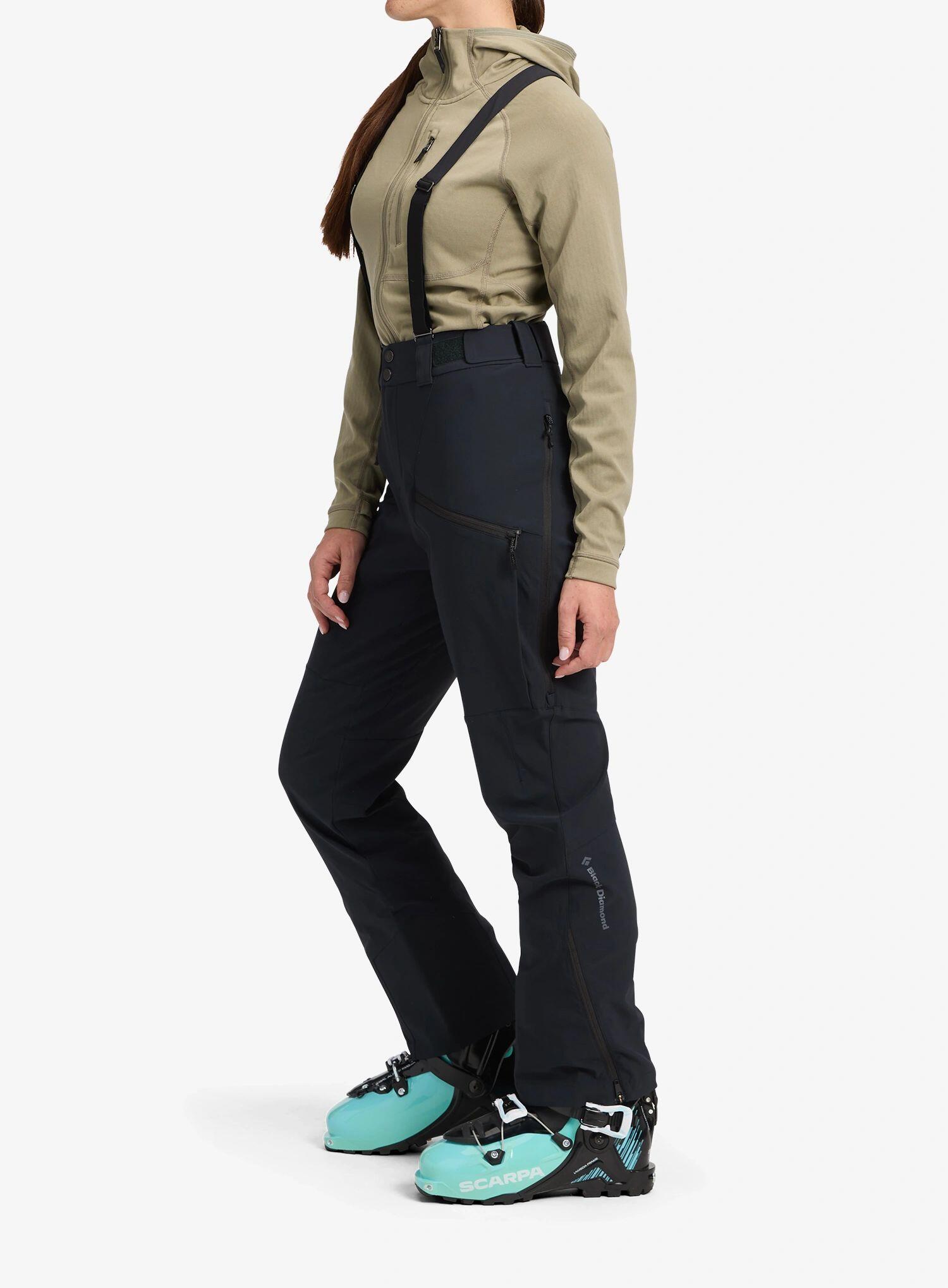 Spodnie softshell damskie Black Diamond Dawn Patrol Pants 3/7