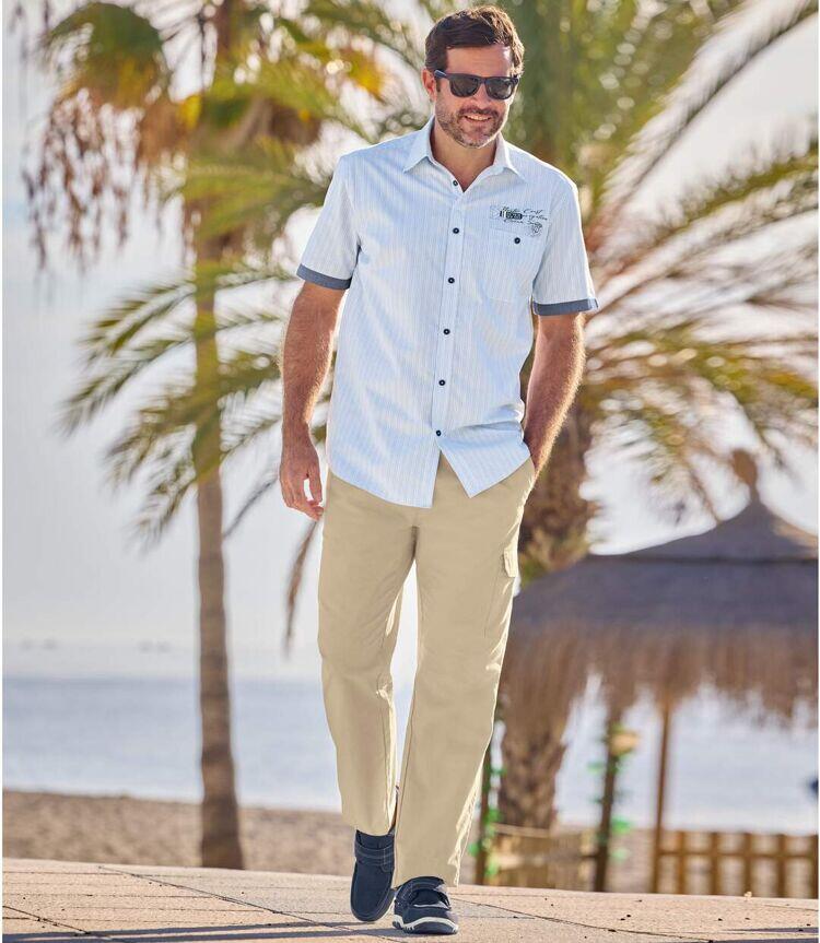 Pantalon Cargo Top Détente Beige  3/3