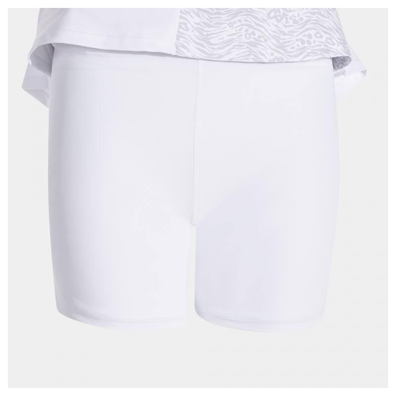 Joma Challenge 902605.200 saia branca feminina padel ténis com short integrado 2/5
