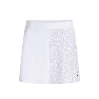 Joma challenge 902605.200 damesrok wit padel tennis met geïntegreerde short