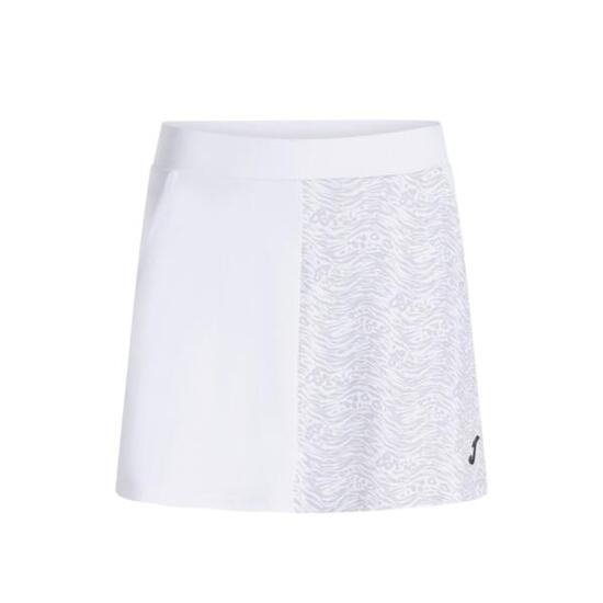 Joma Challenge 902605.200 Jupe blanche femme padel tennis avec short intégré