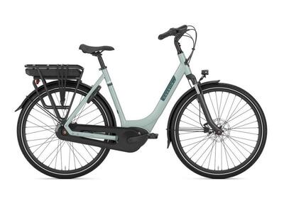 Gazelle paris c7 400 wh, bosch active line 40 nm, shimano nexus, groen