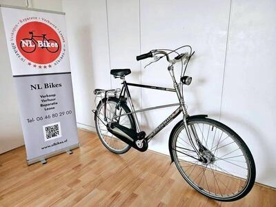 Gazelle impala herenfiets 70 cm, metal/grijs