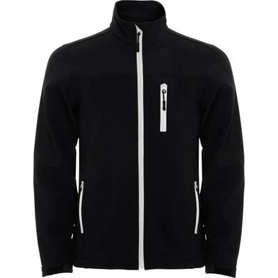 Softshell antartida 2-laags, omgekeerde rits, kinbeschermer