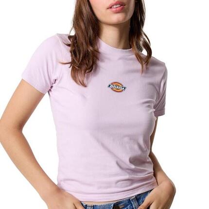 T-Shirt Rose Femme Dickies Maple