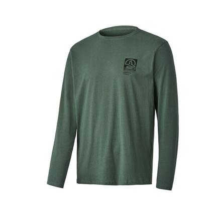 Ternua T-shirt manches longues coton bio vert foncé