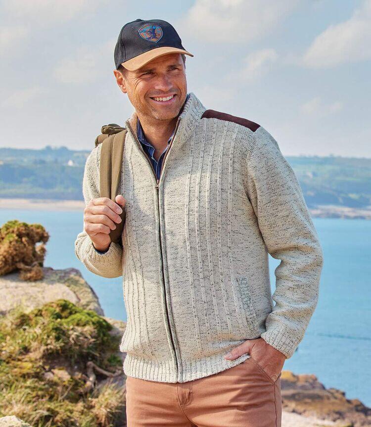Blouson Tricot Casual Doublé Polaire 3/6