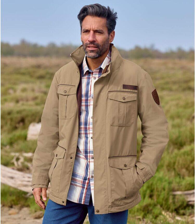 Parka mit vielen Taschen und Fleecefutter 3/7