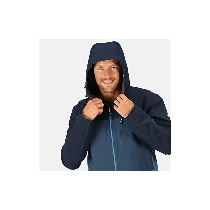 Chaqueta Regatta Birchdale Impermeable Hombre Azul 2/5