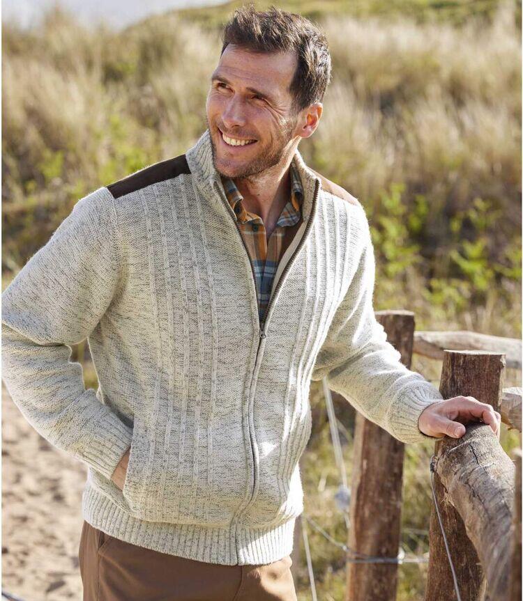 Blouson Tricot Casual Doublé Polaire 4/6