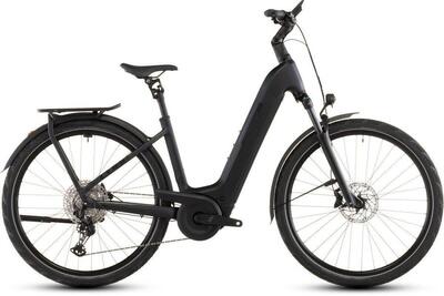 Cube kathmandu hybrid pro 800 coal/black 58 cm, 800wh, zwart
