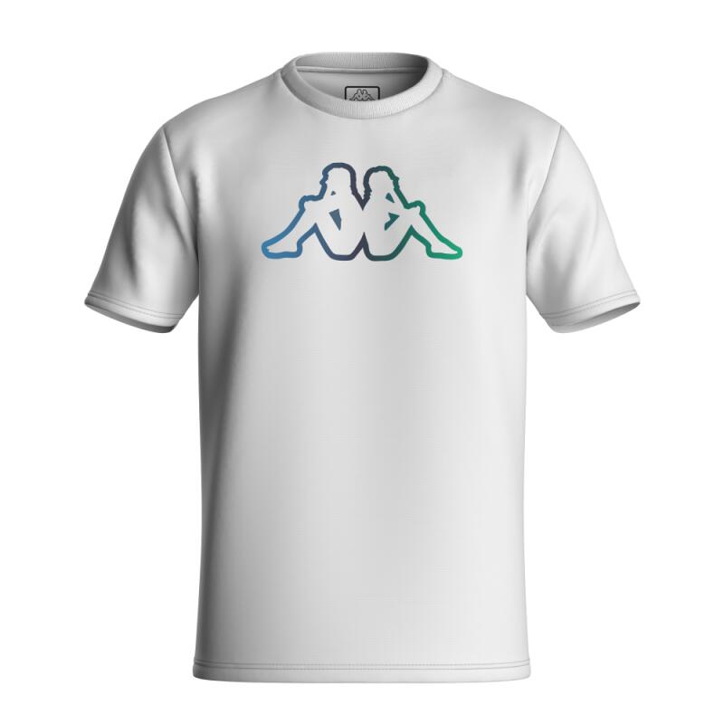 Camiseta Kappa Logo Ioni 34251SW Blanca Hombre Manga Corta 1/1