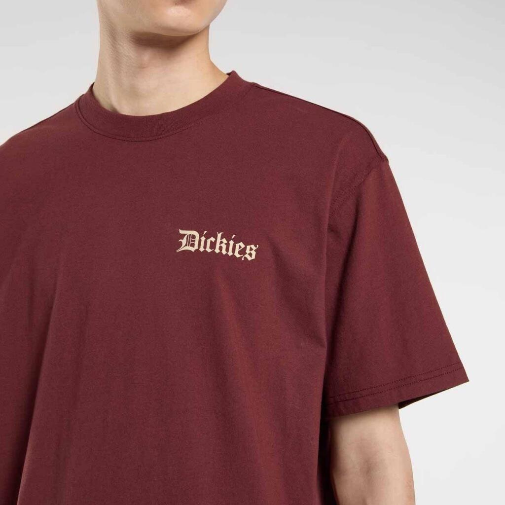 T-Shirt Uomo Dickies Diner Rossa 3/5