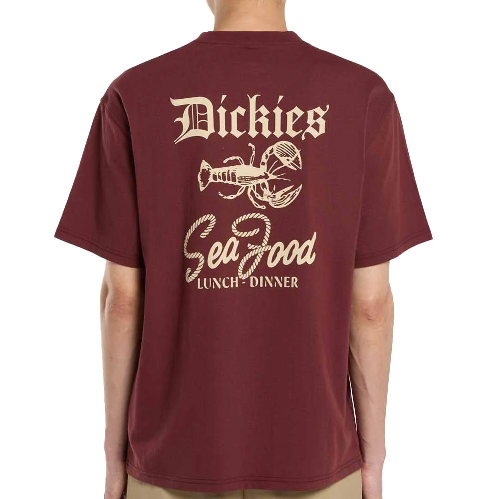 T-Shirt Uomo Dickies Diner Rossa 2/5