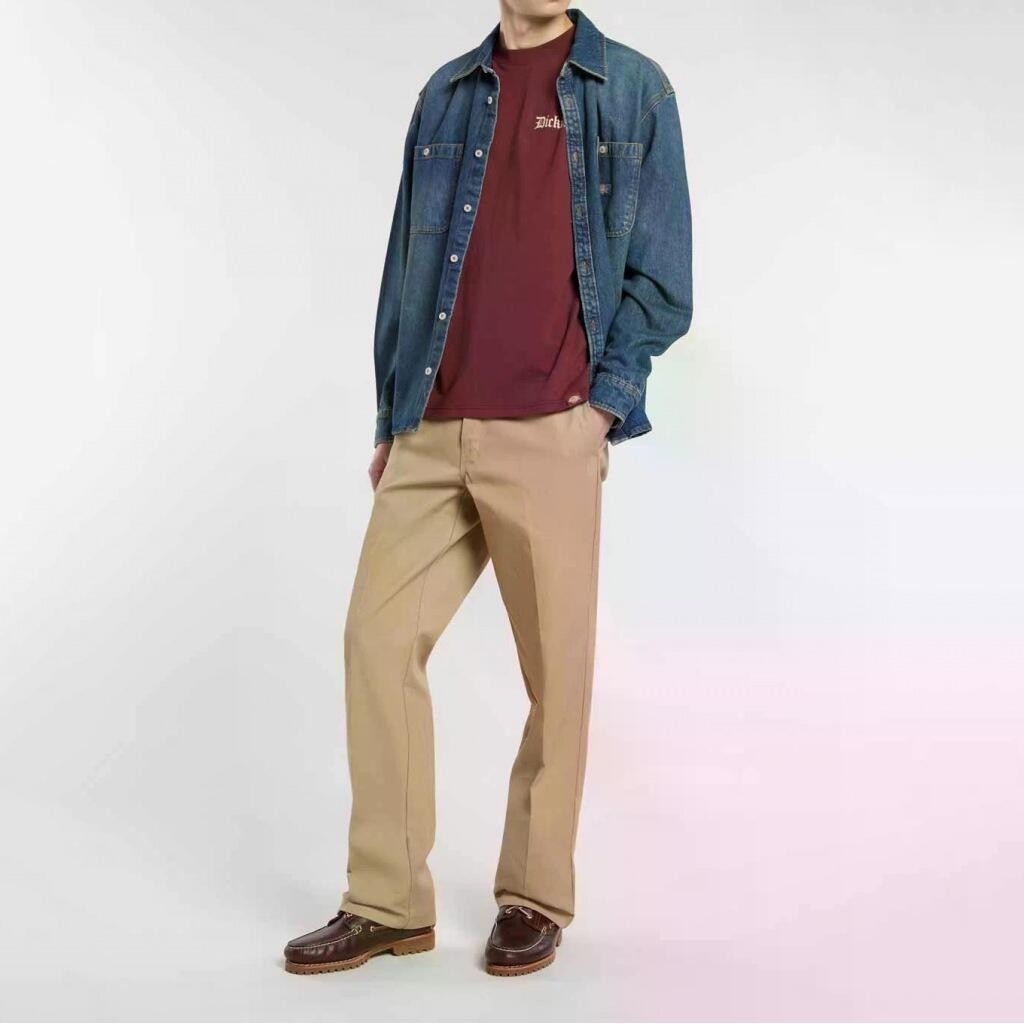 T-Shirt Uomo Dickies Diner Rossa 4/5