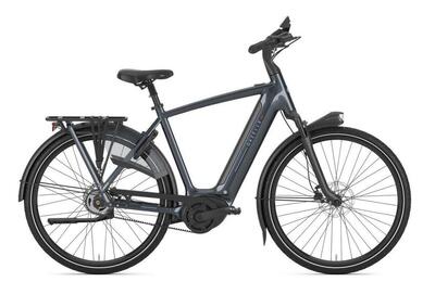 Gazelle grenoble c5 53 cm, 540 wh accu, shimano nexus, middenmotor, grijs