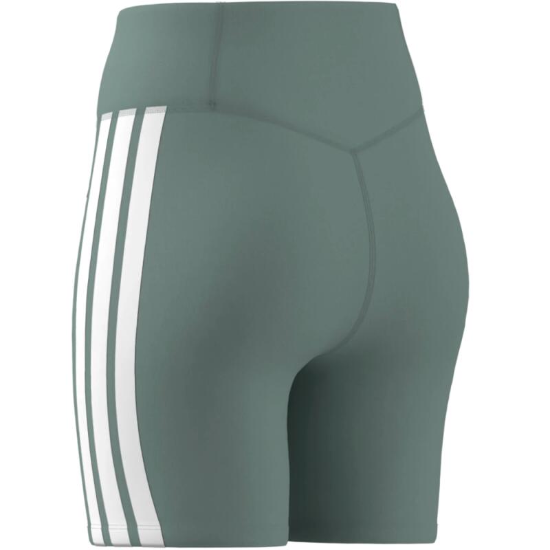 Short aderente ADIDAS donna verde - poliéster KE0182 3/5