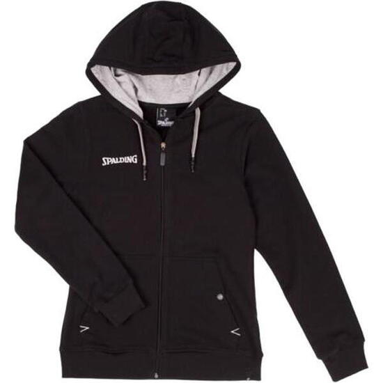 Spalding Flow Zipper Sweat à Capuche Femme - Noir