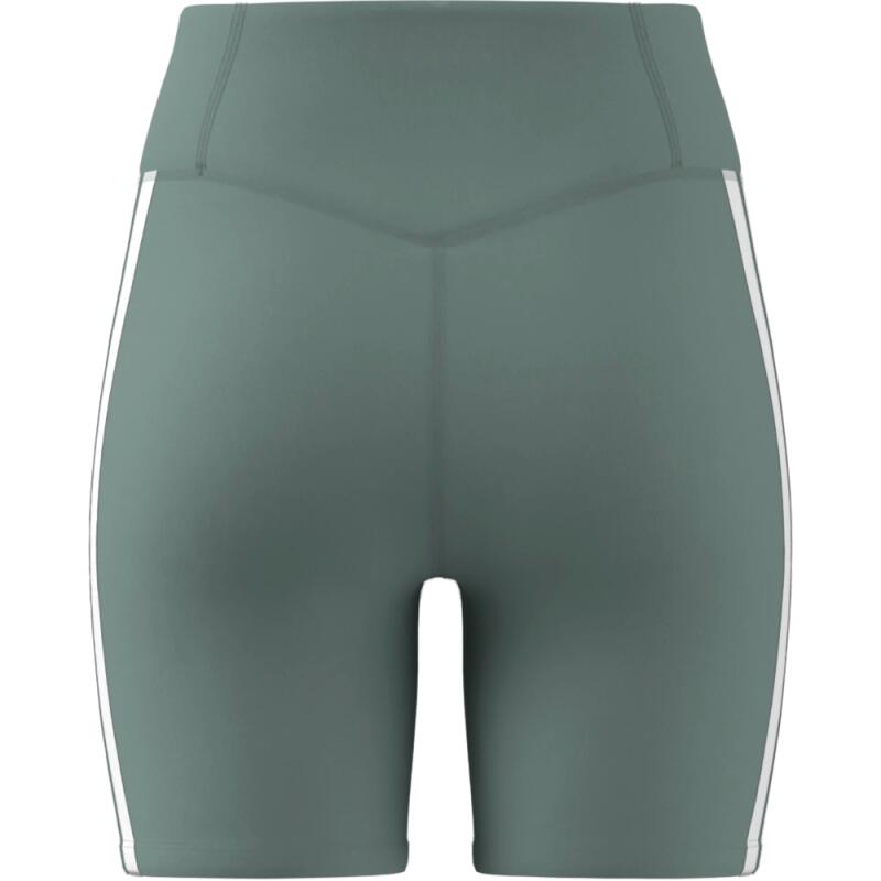 Short aderente ADIDAS donna verde - poliéster KE0182 2/5