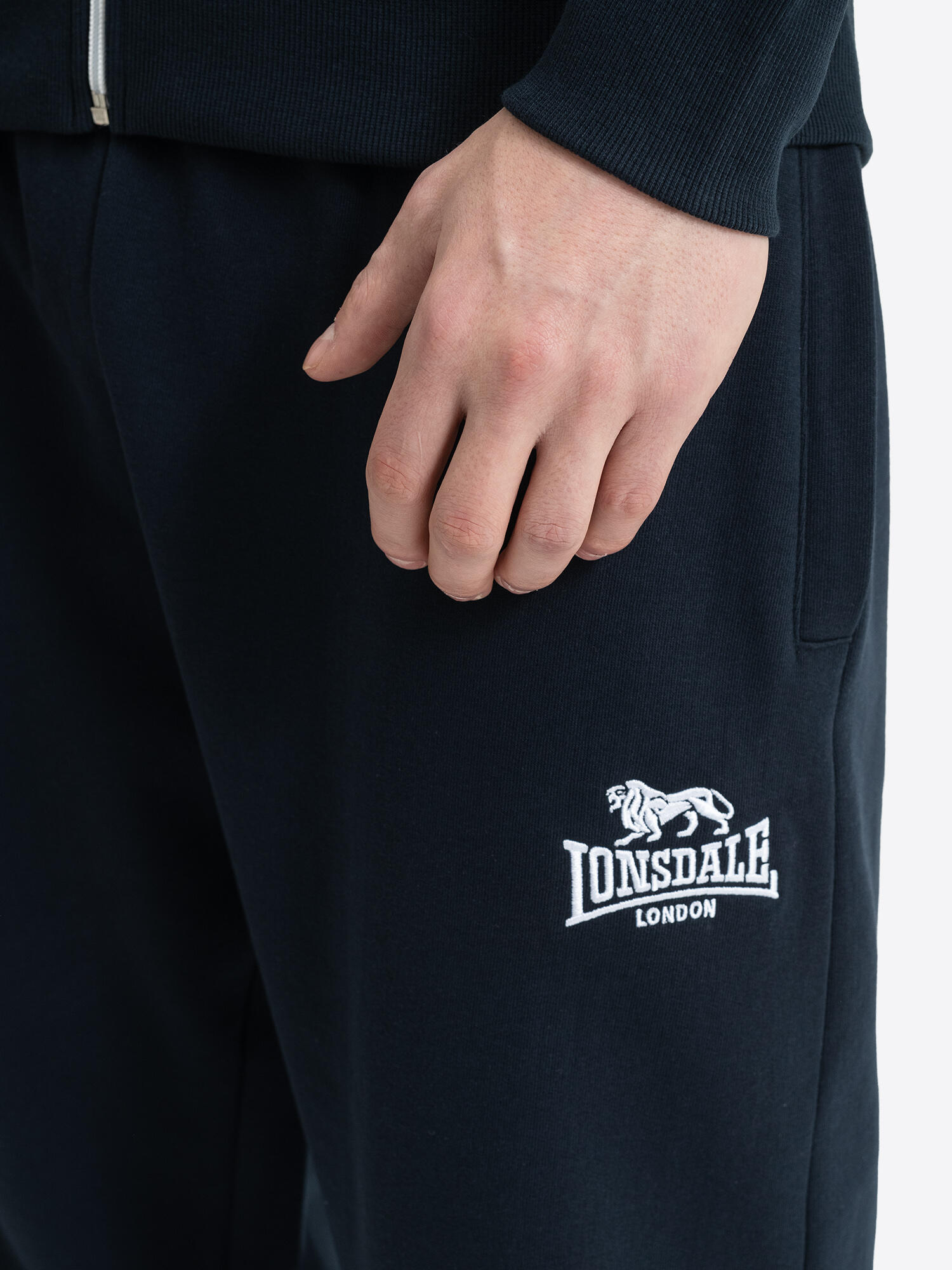 LONSDALE Herren Trainingsanzug mit Kapuze normale Passform ROTTINGEAN 7/7
