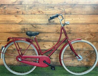 Oma-/opafiets stadsfiets 50 cm, rood