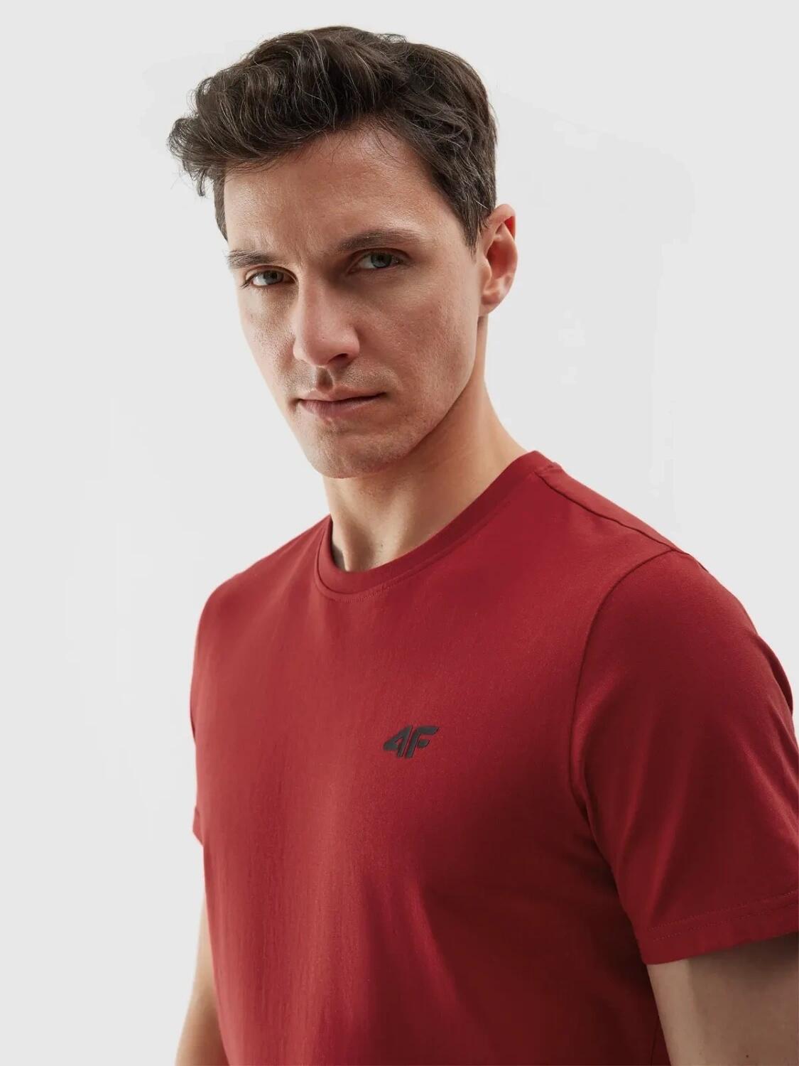 T-shirt męski bawełniany 4F 4FWSS26TTSHM4215 3/5