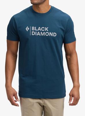 Koszulka z nadrukiem black diamond mini stacked ss tee