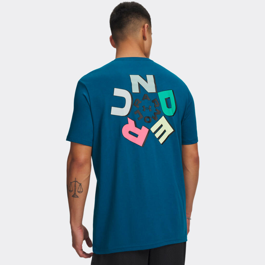 T-shirt UA M Radial pour homme Under Armour Bleu 2/3