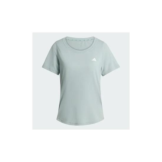 T-shirt Adidas Essentials 3-Stripes femme WOSA/WHITE, polyester recyclé