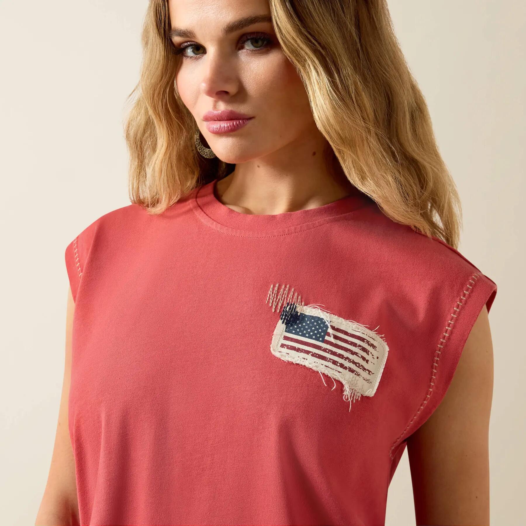 T-shirt femme Ariat Americana 4/4