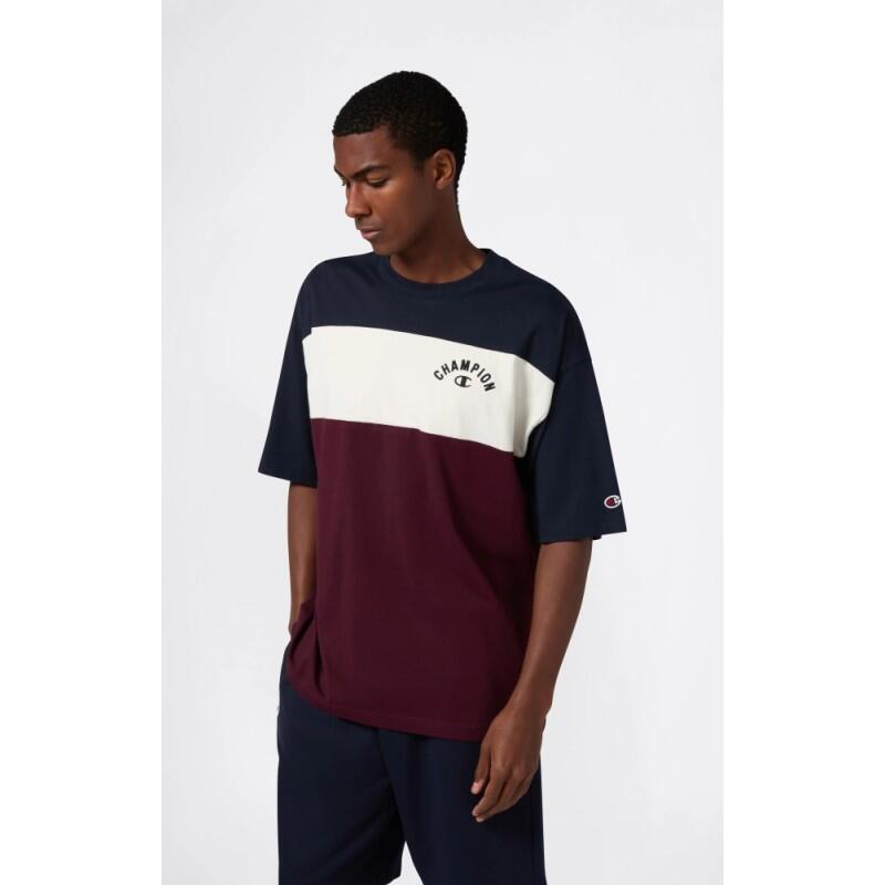 Camiseta Champion T-Shape BS501 azul marino hombre - manga corta 2/4