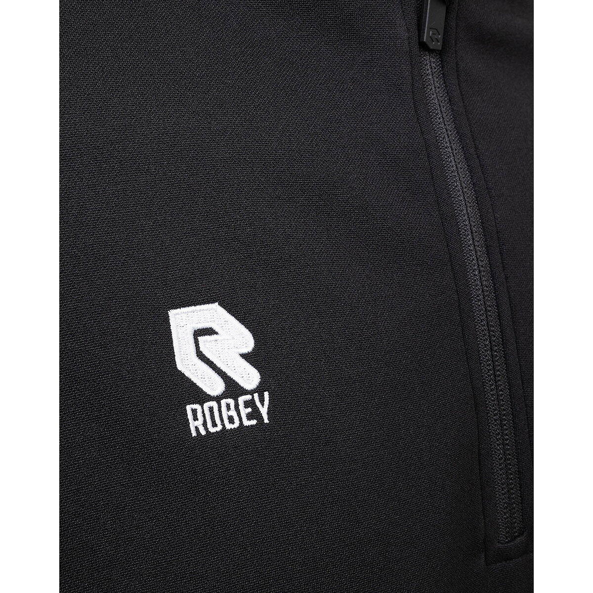 Robey Performance Ziptop Hommes - Noir / Jaune 4/5