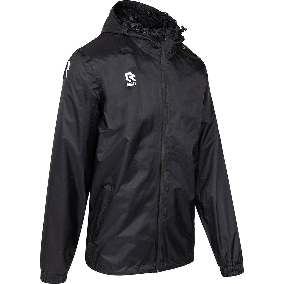 Robey Hooded Allwetterjacke Herren - Schwarz | XL 3/4