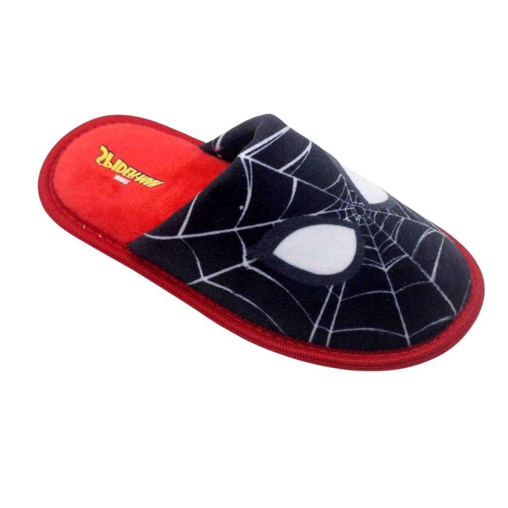 Black Spiderman Slippers 25/26