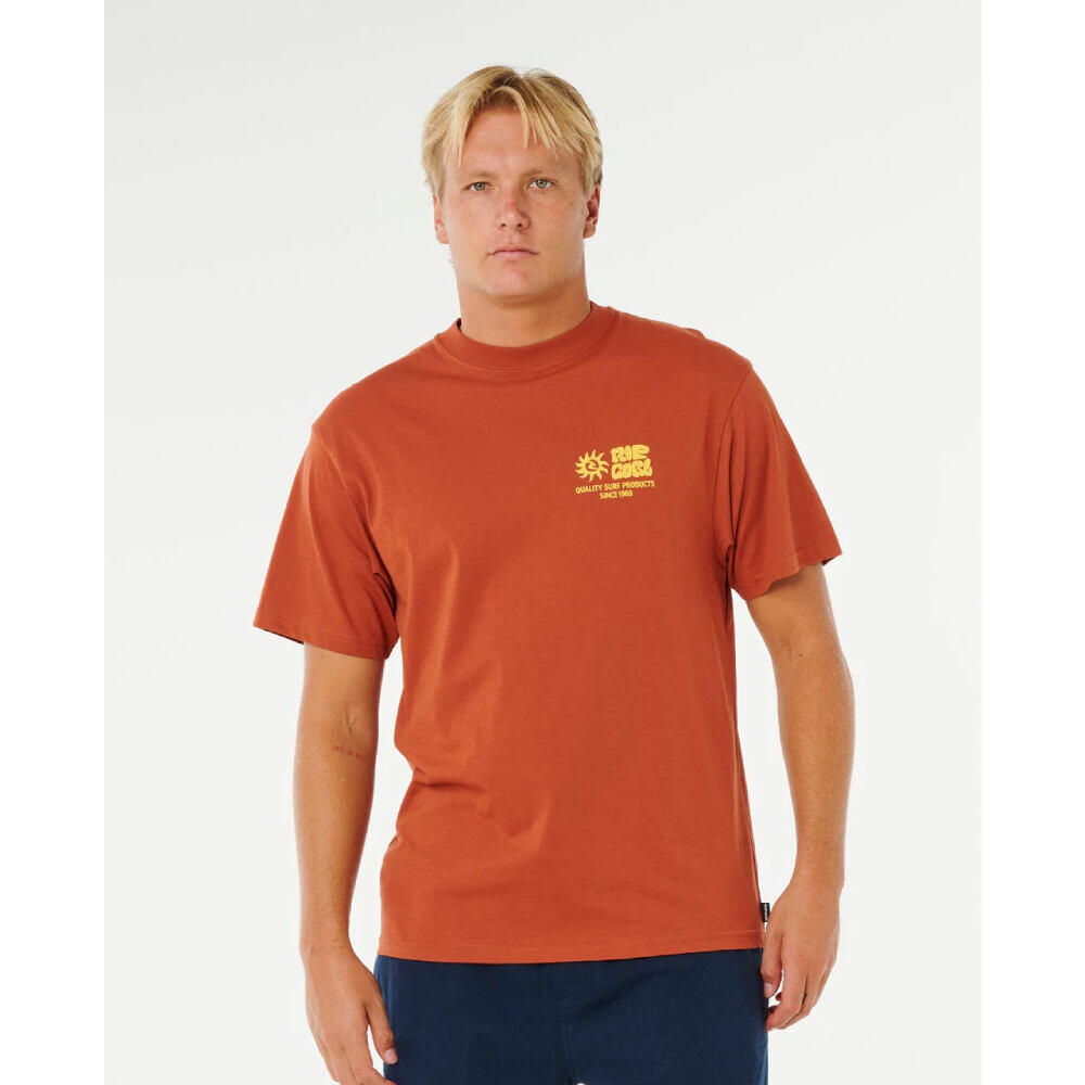 Rip Curl Pacific Rinse Glass OFF TEE - Baked Clay 2/7
