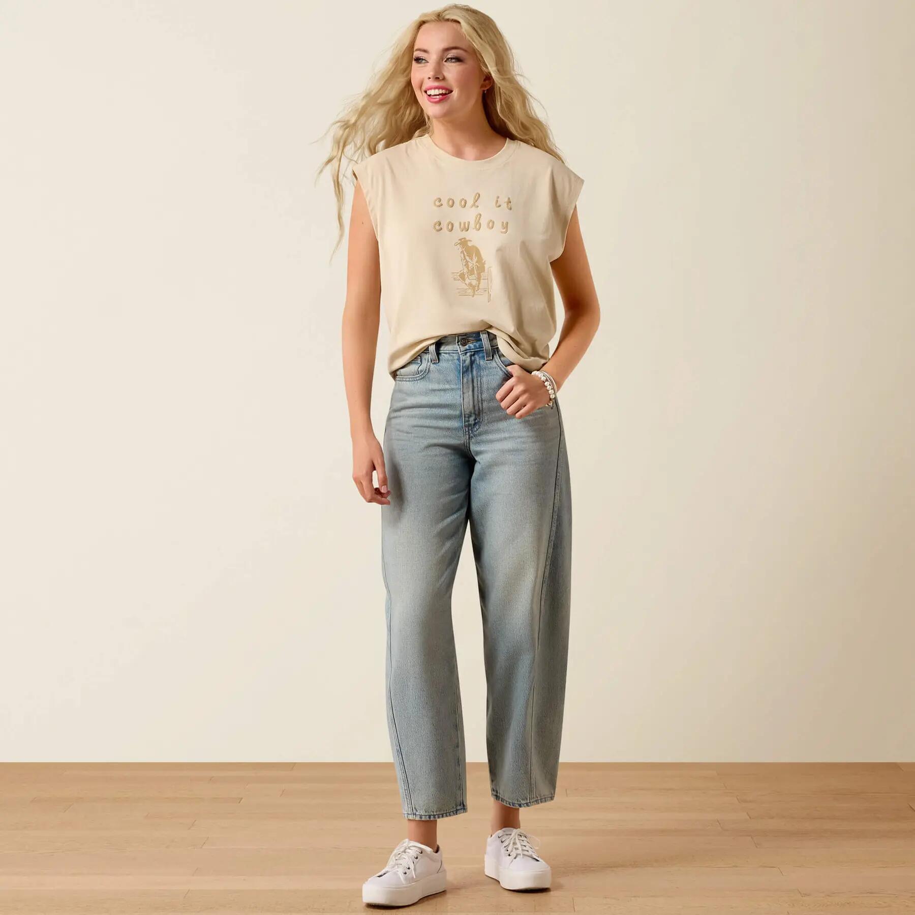 Dames mouwloos T-shirt Ariat Cool It 3/5
