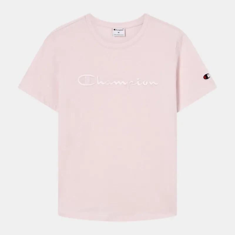 Camiseta Champion rosa mujer 220273-PS230 - 100% algodón 3/3