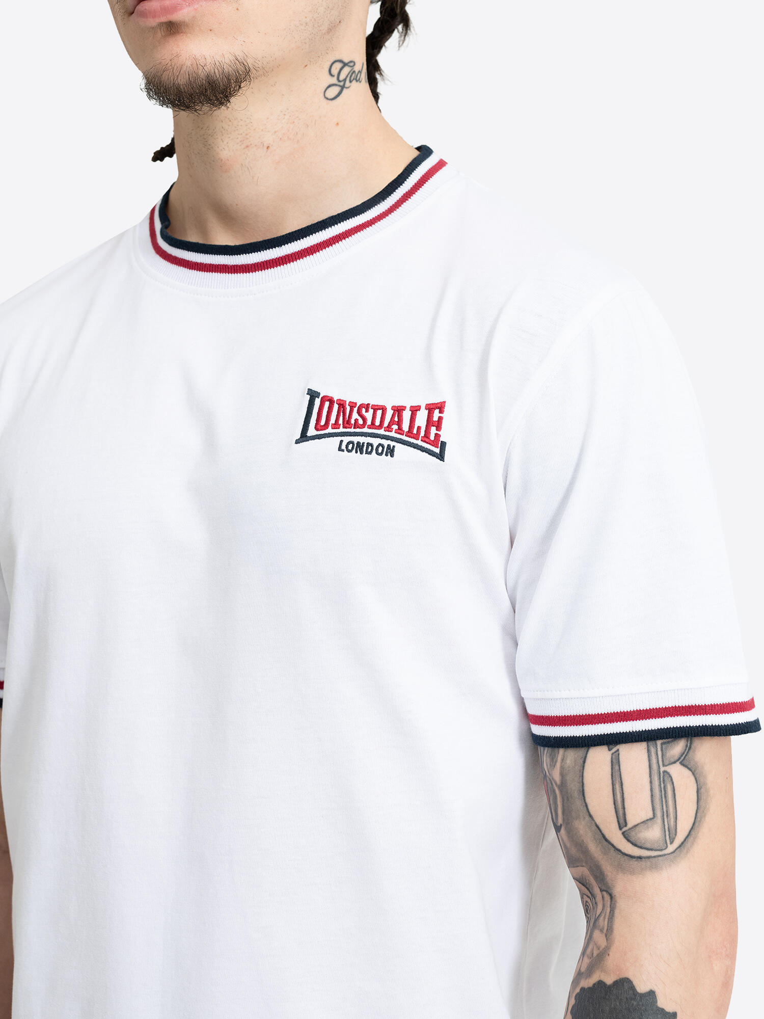 LONSDALE Herren T-Shirt schmale Passform QUIN 6/6
