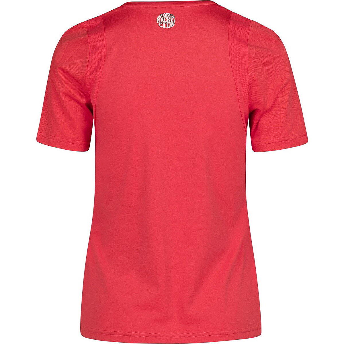 Robey Tennis Smash Tee Femme - Corail, col V, manches courtes L 5/5