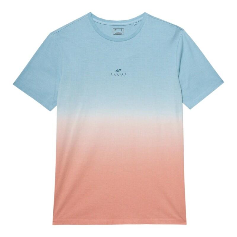 Camiseta de manga corta 4F M1290 para hombre, azul claro, talla L 1/3