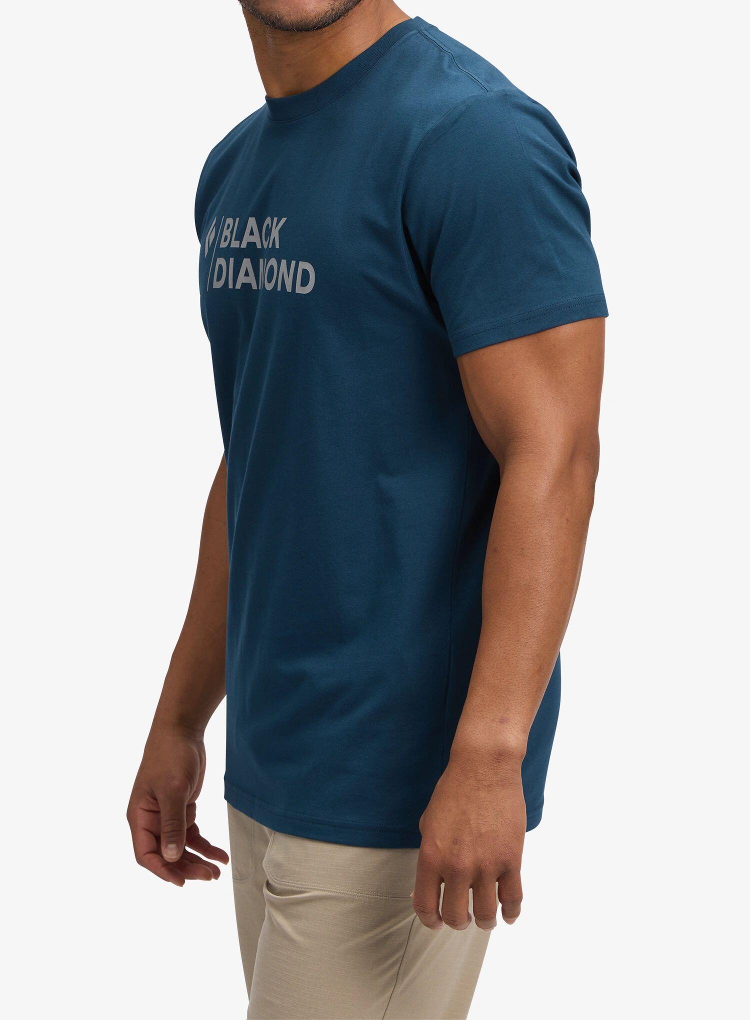 Koszulka z nadrukiem Black Diamond Mini Stacked SS Tee 3/4