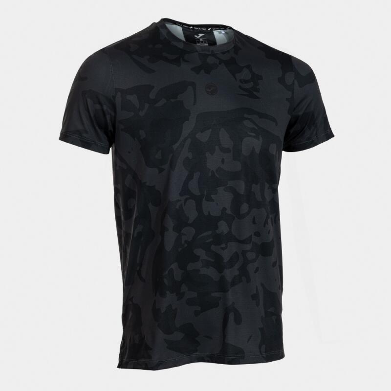 Camiseta Joma Manga Corta Indoor Negra-Gris 104497.100 4/4