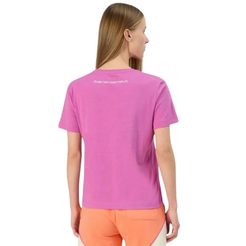 Camiseta violeta Kappa Giocco Graphik mujer 2/2