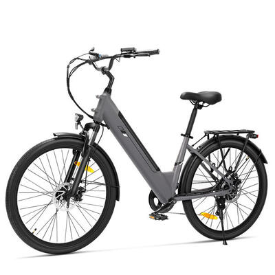 Elektrische stadsfiets, lage instap, krachtige motor, 100 km bereik j2 st