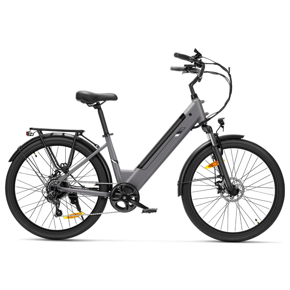 Vélo électrique urbain cadre bas moteur puissant autonomie 100 km J2 ST 4/7