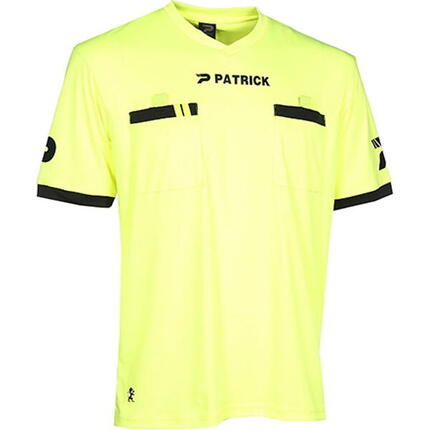 Patrick Maillot Arbitre Manches Courtes Hommes - Jaune Fluo