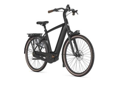 Gazelle grenoble c8+ 600wh, shimano nexus 8-speed, elektrische stadsfiets zwart
