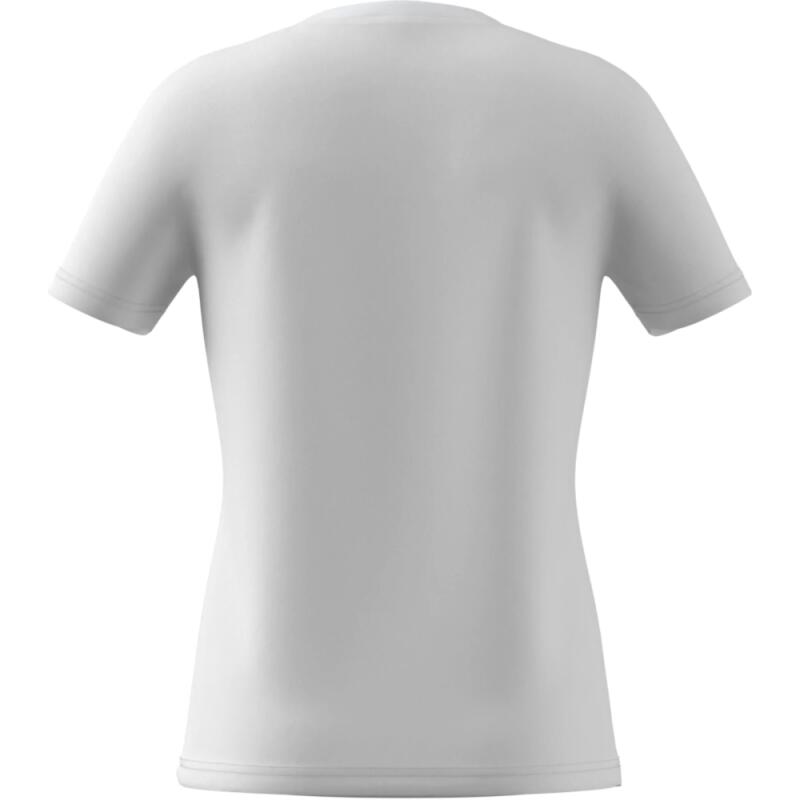 T-shirt Adidas Fille Blanc Animal Print KA2986 2/4