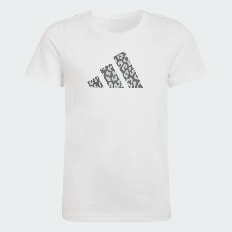 Tricou Adidas Fete Alb Animal Print KA2986